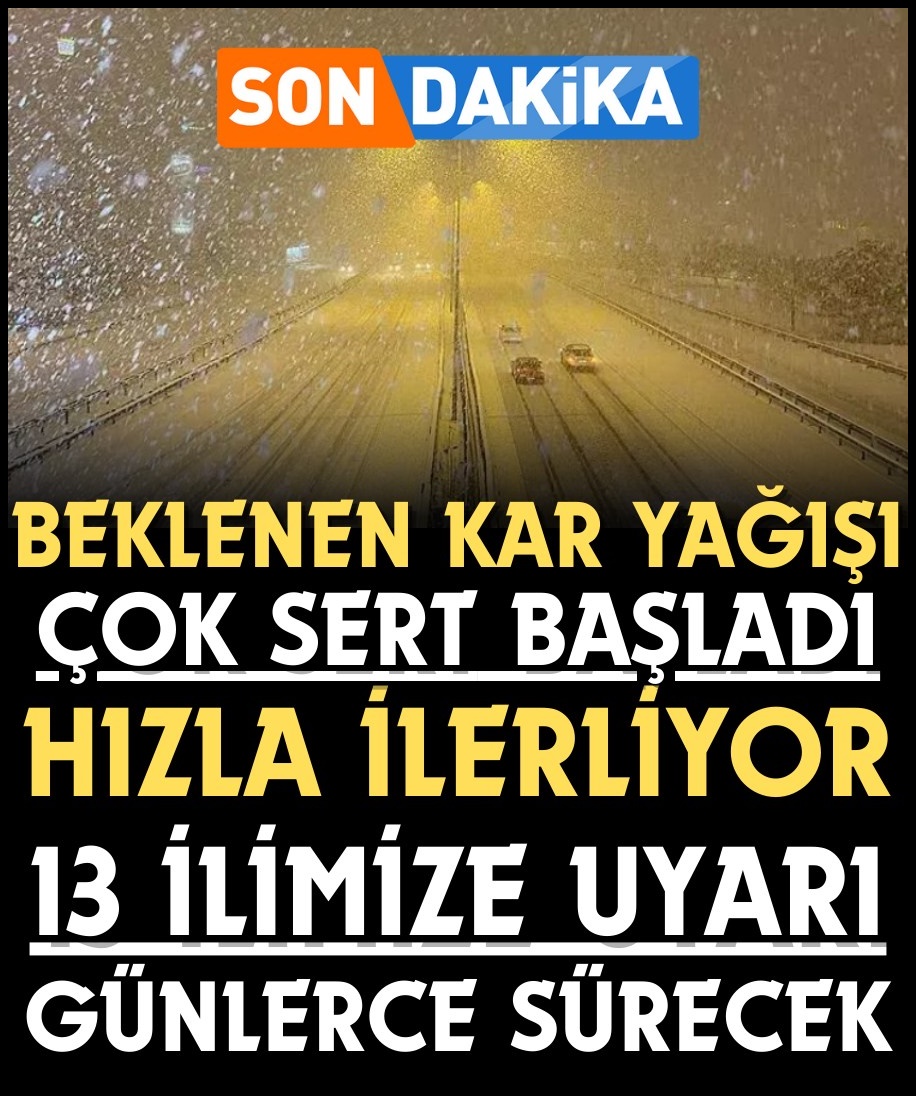 Beklenen Kar Yağışı Başladı dakikahaberler